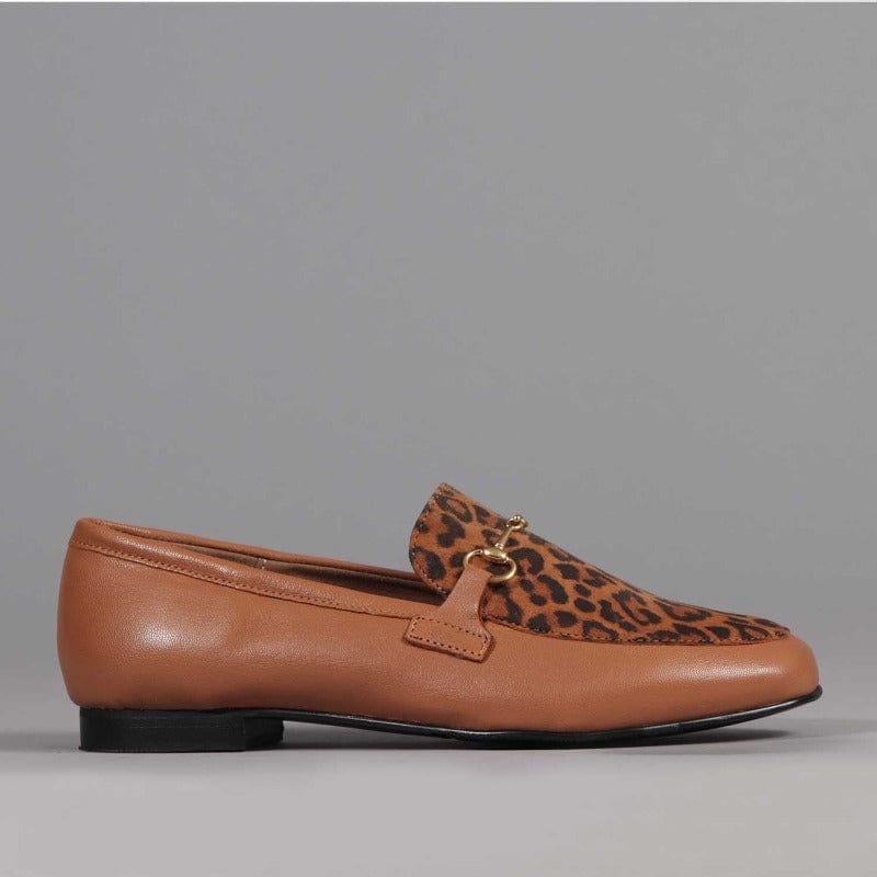 Loafer with Gold Trim in Tan Multi Froggie Leather Shoes South Africa Froggie Shoes