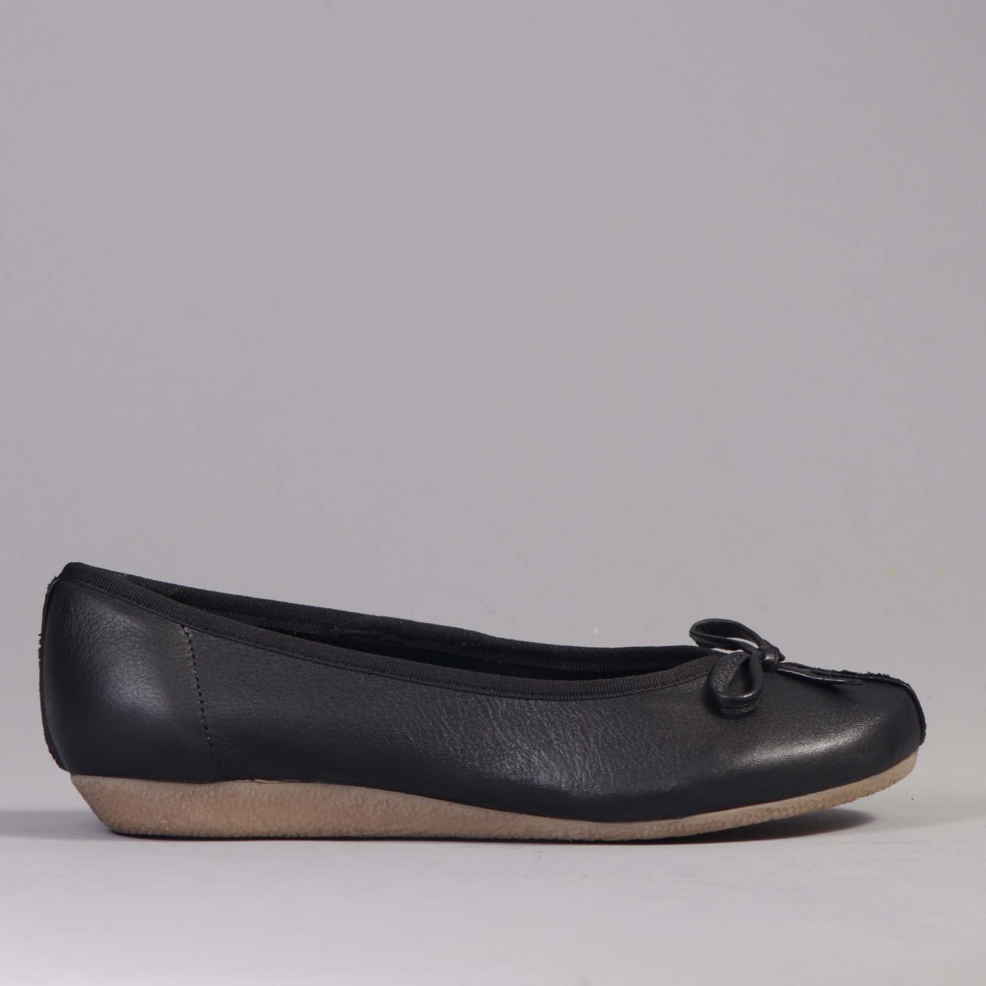 Froggie Pump with the Bow in Black - Froggie | Leather | South Africa â Froggie Shoes