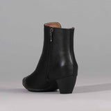 Pointed Ankle Boot in Black