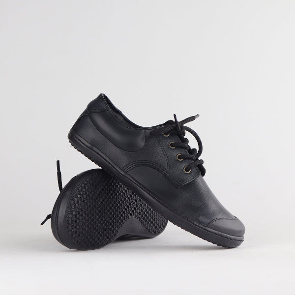 Froggie Shoes Shoes Boys Lace-up School Shoe in Black Sizes 28-33 - 7823