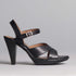 Factory Shop Shoes 3 / Black / 12616 High Heel Slingback in Black - 12616