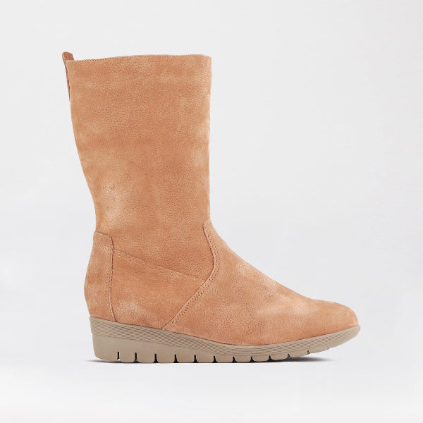 Froggie Shoes Shoes C37 / Tobacco / 12600 Mid-Calf Boot in Tobacco - 12600