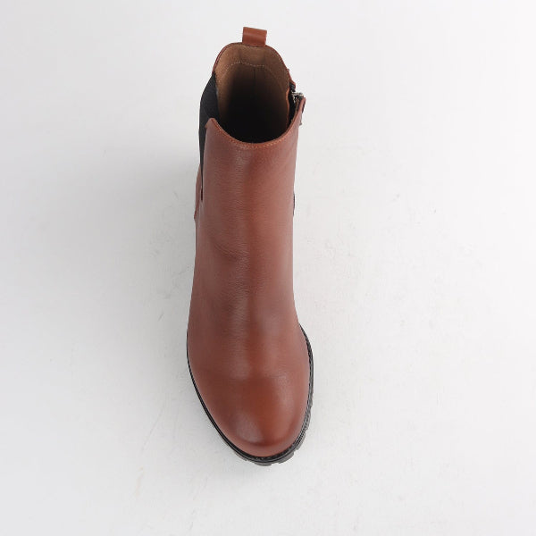 Froggie Shoes Shoes Chelsea Ankle Boot in Chestnut - 12435