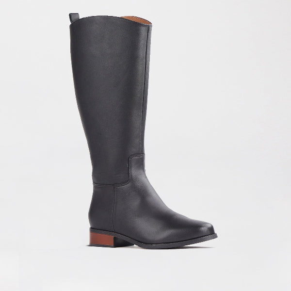 Froggie Shoes Shoes Knee High Flat Boot in Black - 12610