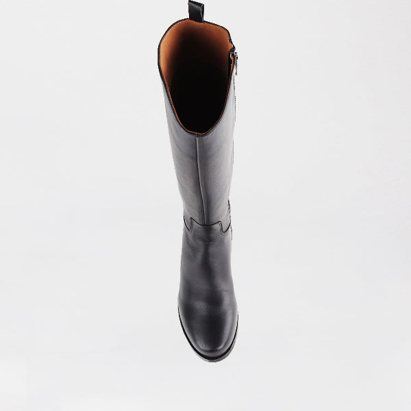 Froggie Shoes Shoes Knee High Flat Boot in Black - 12610