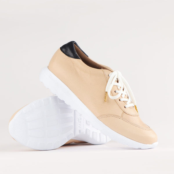Froggie Shoes Shoes Lace-up Sneaker in Cream Multi - 12594