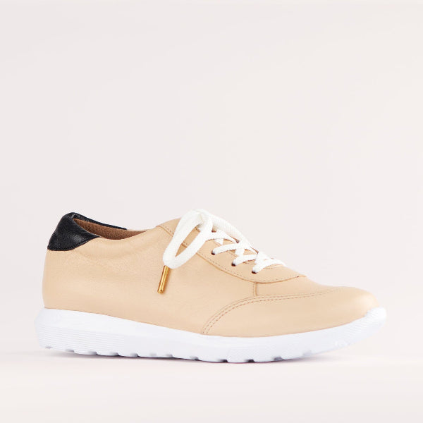 Froggie Shoes Shoes Lace-up Sneaker in Cream Multi - 12594