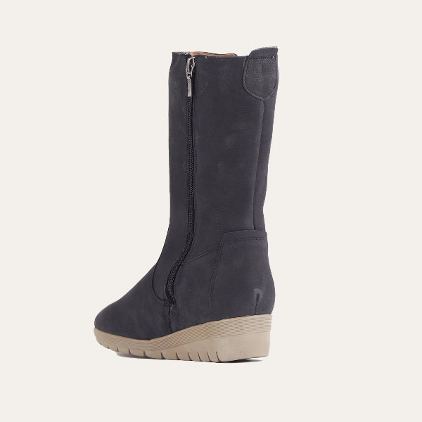 Froggie Shoes Shoes Mid-Calf Boot in Black - 12600