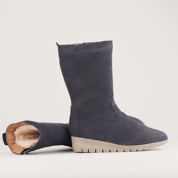 Froggie Shoes Shoes Mid-Calf Boot in Black - 12600