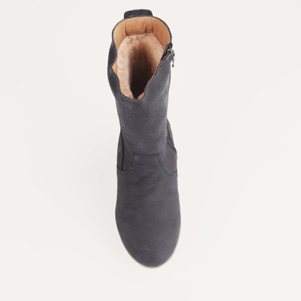 Froggie Shoes Shoes Mid-Calf Boot in Black - 12600