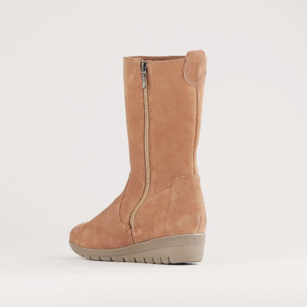 Froggie Shoes Shoes Mid-Calf Boot in Tobacco - 12600
