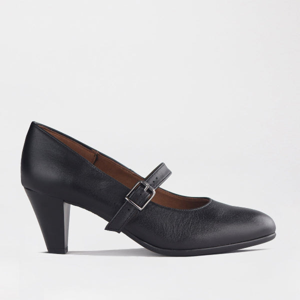 Factory Shop Shoes 3 / Black / 12733 Mary Jane Court Shoe Black- 12733