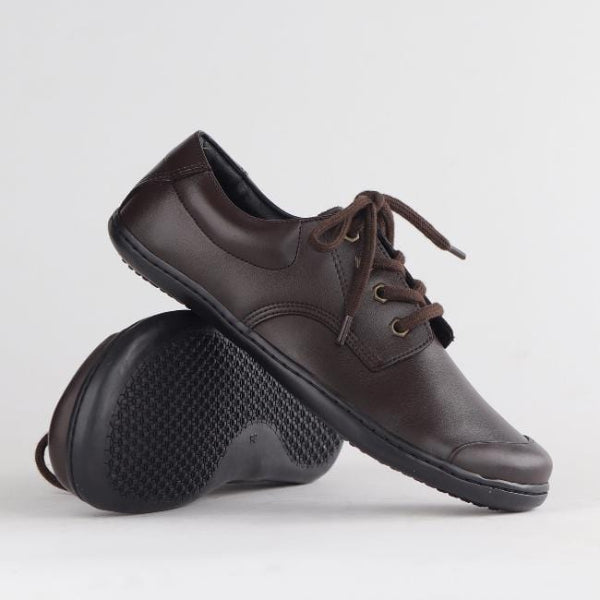 Froggie Shoes Shoes Boys Lace-up School Shoe in Brown Sizes 39-47 - 7825