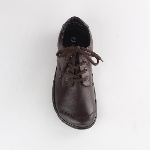 Froggie Shoes Shoes Boys Lace-up School Shoe in Brown Sizes 39-47 - 7825