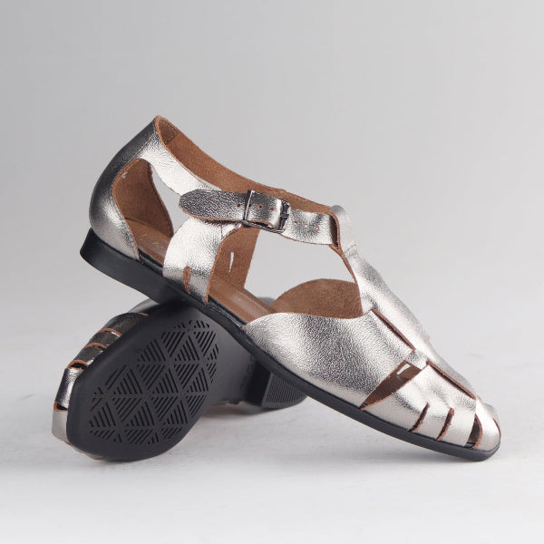 Froggie Shoes Shoes Fisherman Sandal in Pewter - 13027