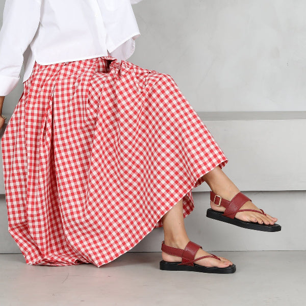 Froggie Shoes Shoes Toe Thong flat sandal in Red - 12868