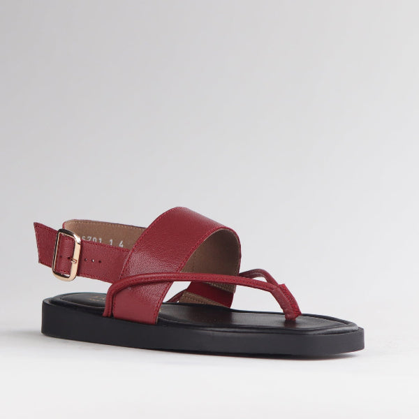 Froggie Shoes Shoes Toe Thong flat sandal in Red - 12868