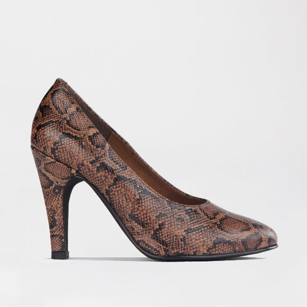 Froggie Shoes Shoes Stiletto Court Shoe in Python - 12825