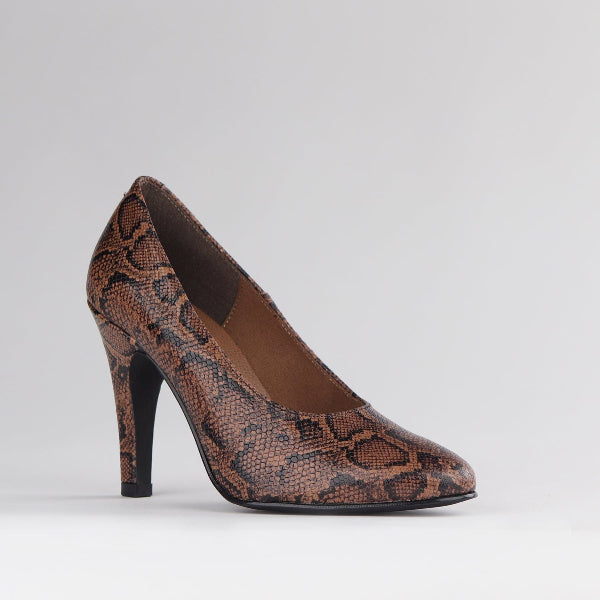 Froggie Shoes Shoes Stiletto Court Shoe in Python - 12825