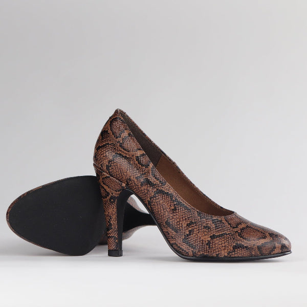 Froggie Shoes Shoes Stiletto Court Shoe in Python - 12825