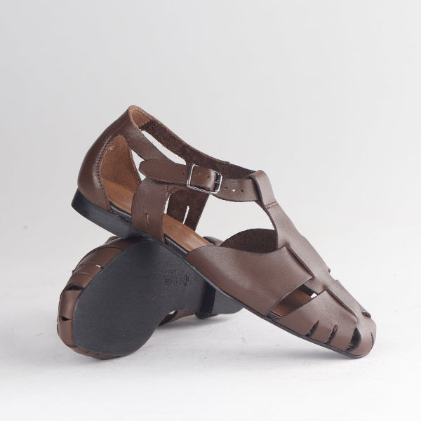 Froggie Shoes Shoes Fisherman Sandal in Brown - 12674