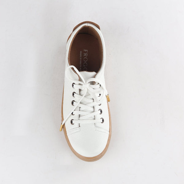 Factory Shop Shoes Lace-up Sneaker in White - 12854