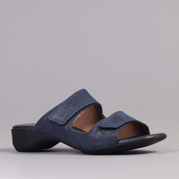 Factory Shop Shoes Mule Sandal in Navy - 12557
