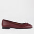 Froggie Shoes Shoes 3 / Burgundy Multi / 12796 Soft Square Toe Ballerina Flat Pump with Bow in Burgundy Multi- 12796