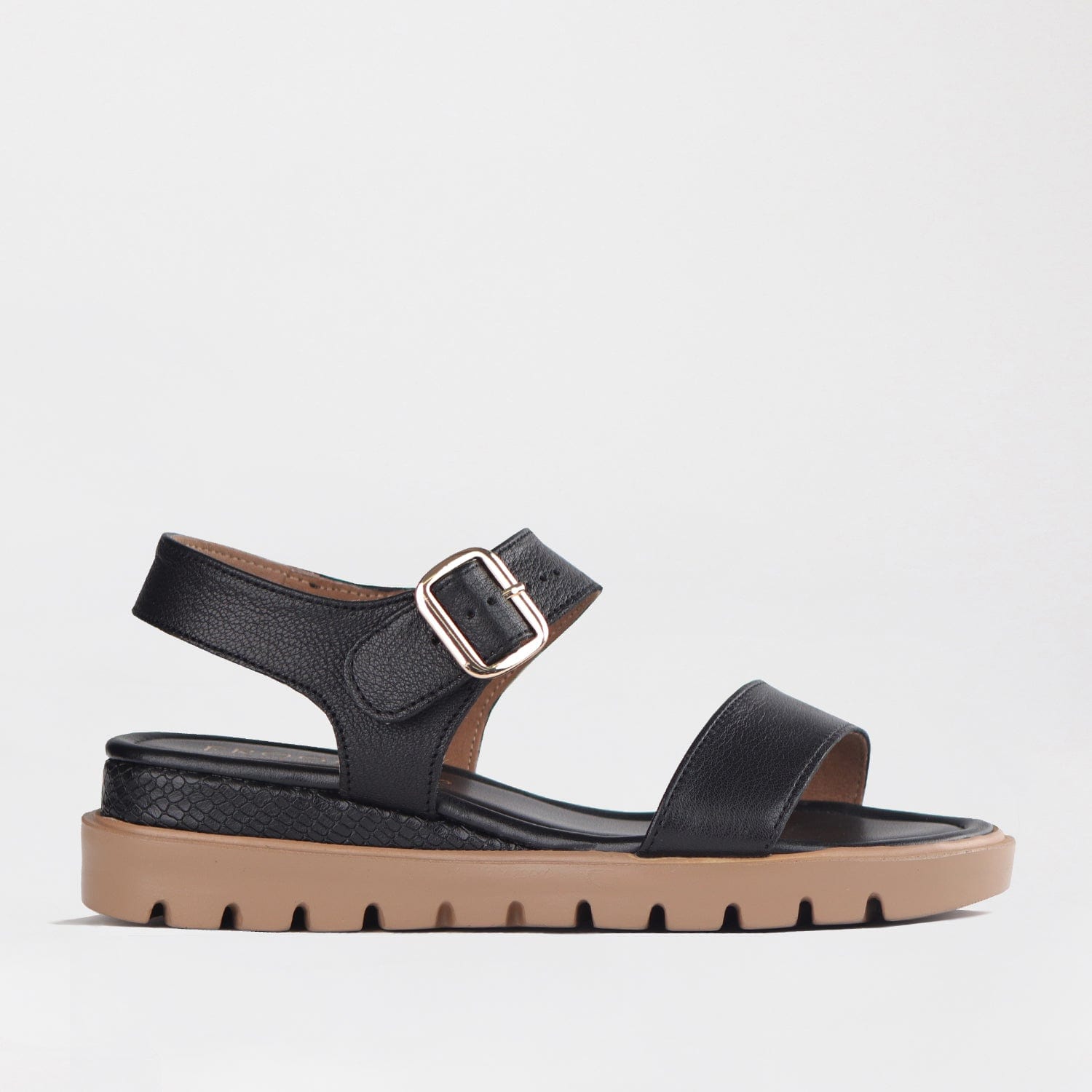 Froggie Shoes Shoes 4 / Black Multi1 / 12508 Platform Sandals in Black - 12508