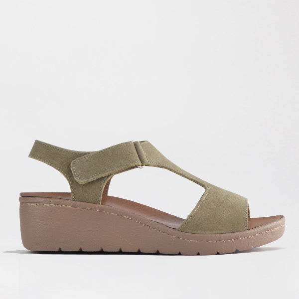 Shoes T Bar Wedges T-Bar Wedge Sandal With Removable Footbed In