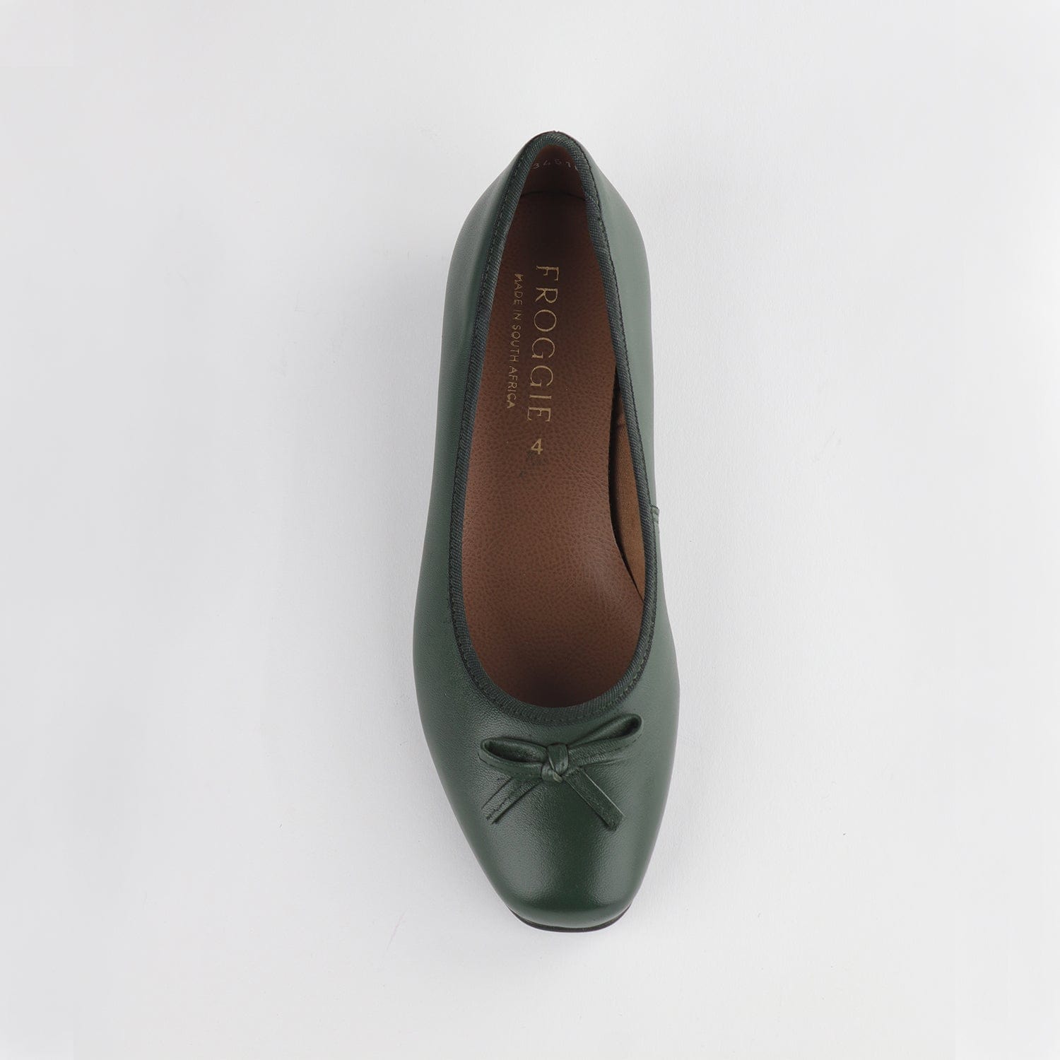 Froggie Shoes Shoes Ballerina Flat Pump with Bow in Pine Multi - 12796