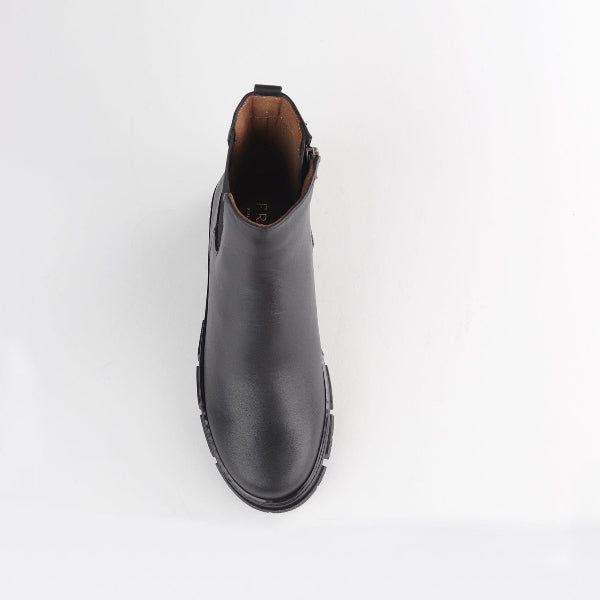 Froggie Shoes Shoes Chunky Sole Ankle Boot in Black - 12773