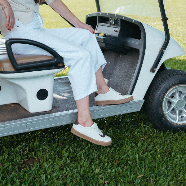 Froggie Shoes Shoes Elasticated lace-up Sneaker in White Multi - 12843