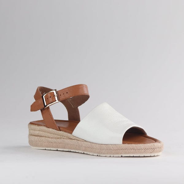 Froggie Shoes Shoes Espadrille Wedge Sandal in White - 12966