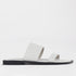 Froggie Shoes Shoes Grecian inspired Flat Mule Sandal in White - 12716