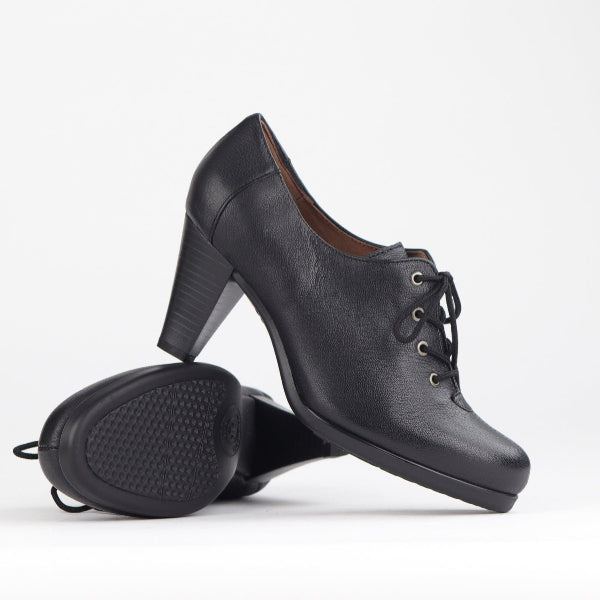 Froggie Shoes Shoes Lace-up High Heel in Black - 10533