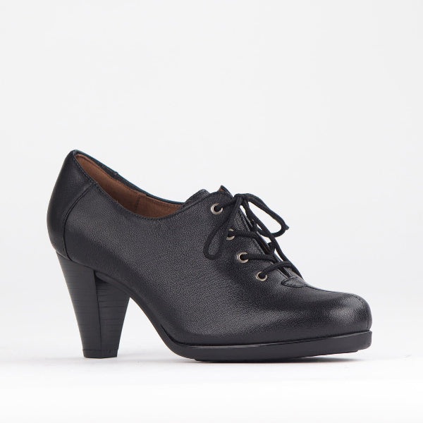 Froggie Shoes Shoes Lace-up High Heel in Black - 10533