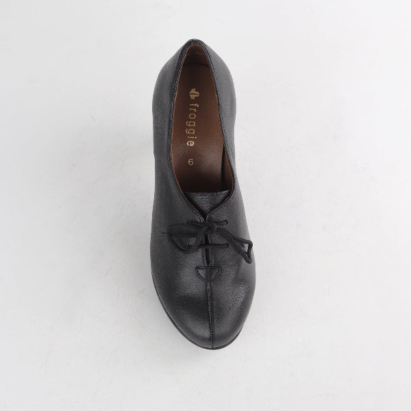 Froggie Shoes Shoes Lace-up High Heel in Black - 12201