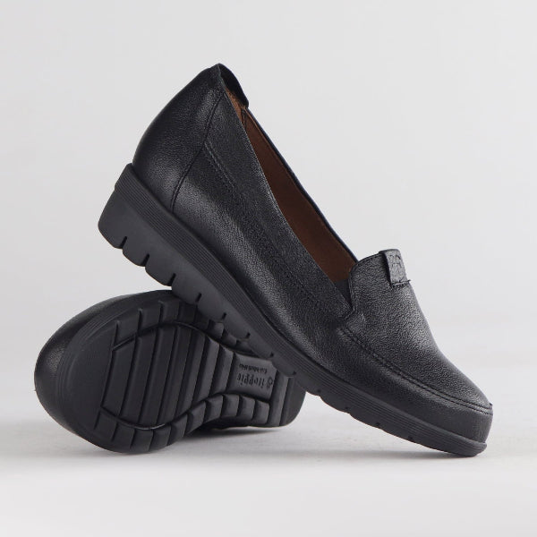 Froggie Shoes Shoes Loafer with Removable Footbed in Black - 12842