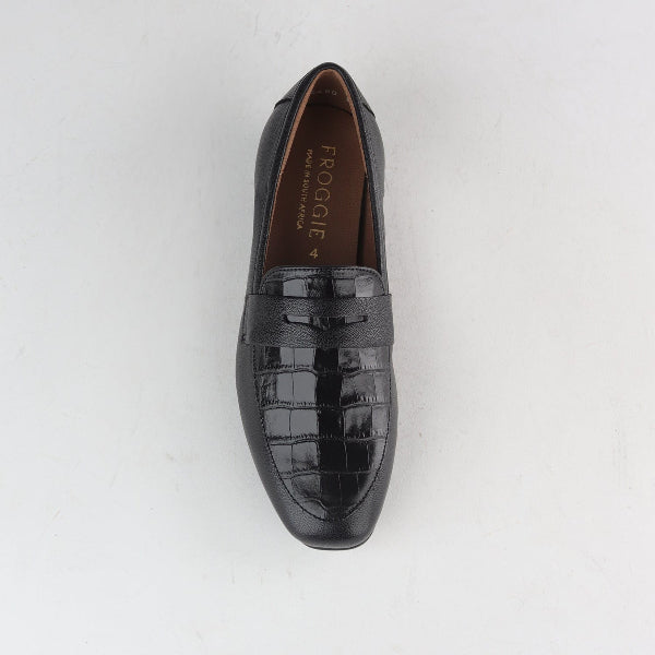 Froggie Shoes Shoes Penny Loafer in Black - 12587