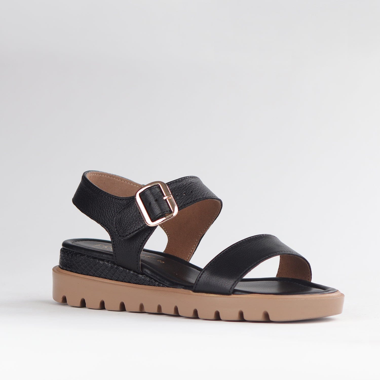 Froggie Shoes Shoes Platform Sandals in Black - 12508
