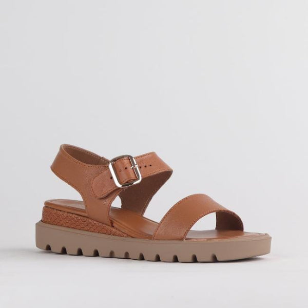 Froggie Shoes Shoes Platform Sandals in Tan - 12508