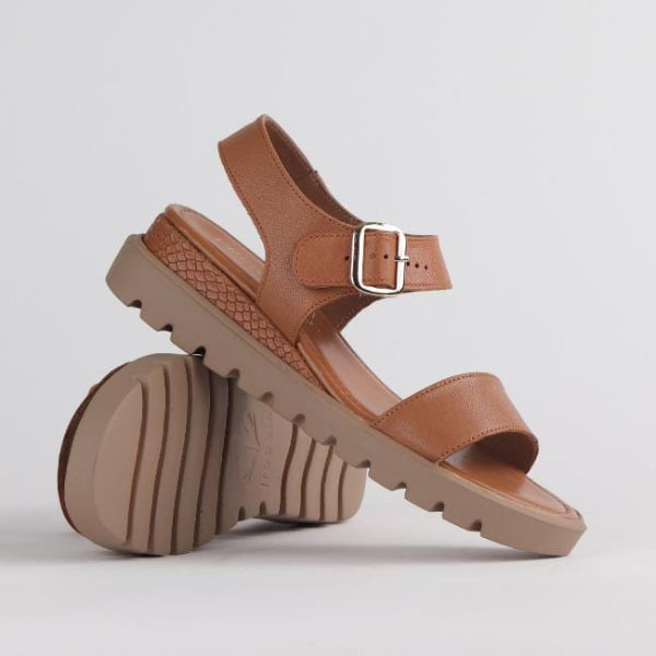 Froggie Shoes Shoes Platform Sandals in Tan - 12508