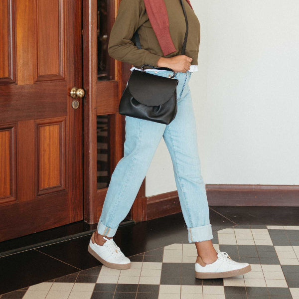 Froggie Shoes Shoes Retro Lace-up Sneaker in White Multi -12795