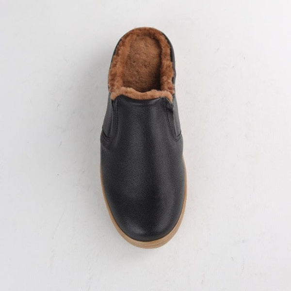 Froggie Shoes Shoes Slip-on sneakers with Sheepskin Fur Linning in Black - 12798