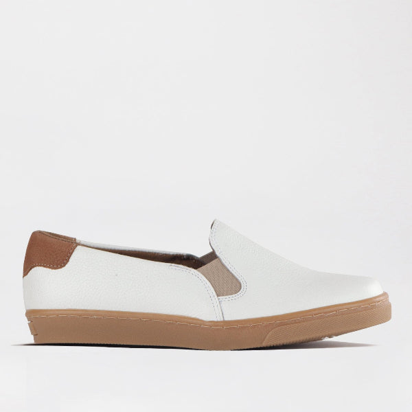 Slip-on Sneaker with Removable Footbed in White Multi Froggie