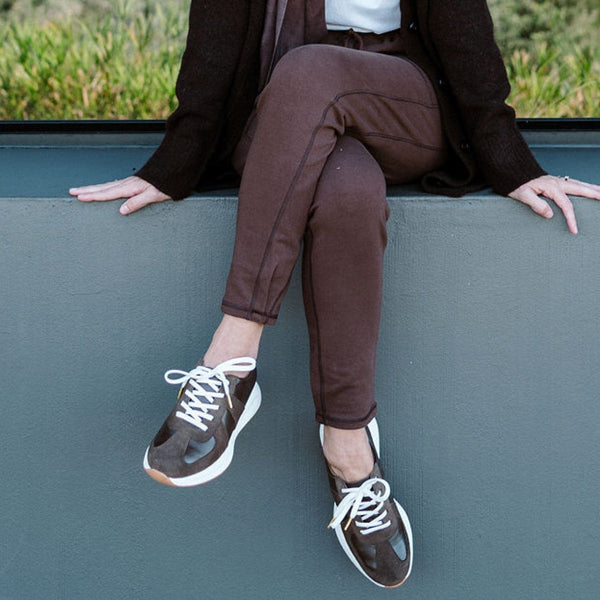 Froggie Shoes Shoes Lace-up Sneaker in Nude Ebany -12688