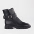 Froggie Shoes Shoes C36 / Black / 12779 Ankle Boot with a Chunky Twist Sole and Strap in Black - 12799