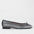Froggie Shoes Shoes 3 / Pewter Multi / 12796 Soft Square Toe Ballerina Flat Pump with Bow in Pewter Multi- 12797