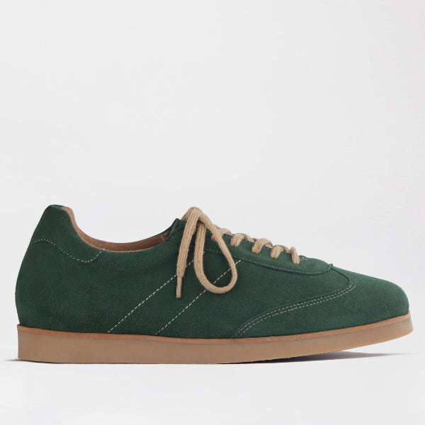 Froggie Shoes Shoes 36 / 12896 / Pine Suede Sneaker in Pine - 12896